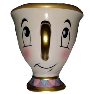 Authentic Disney Beauty And The Beast Chip Ceramic Coffee Tea Mug